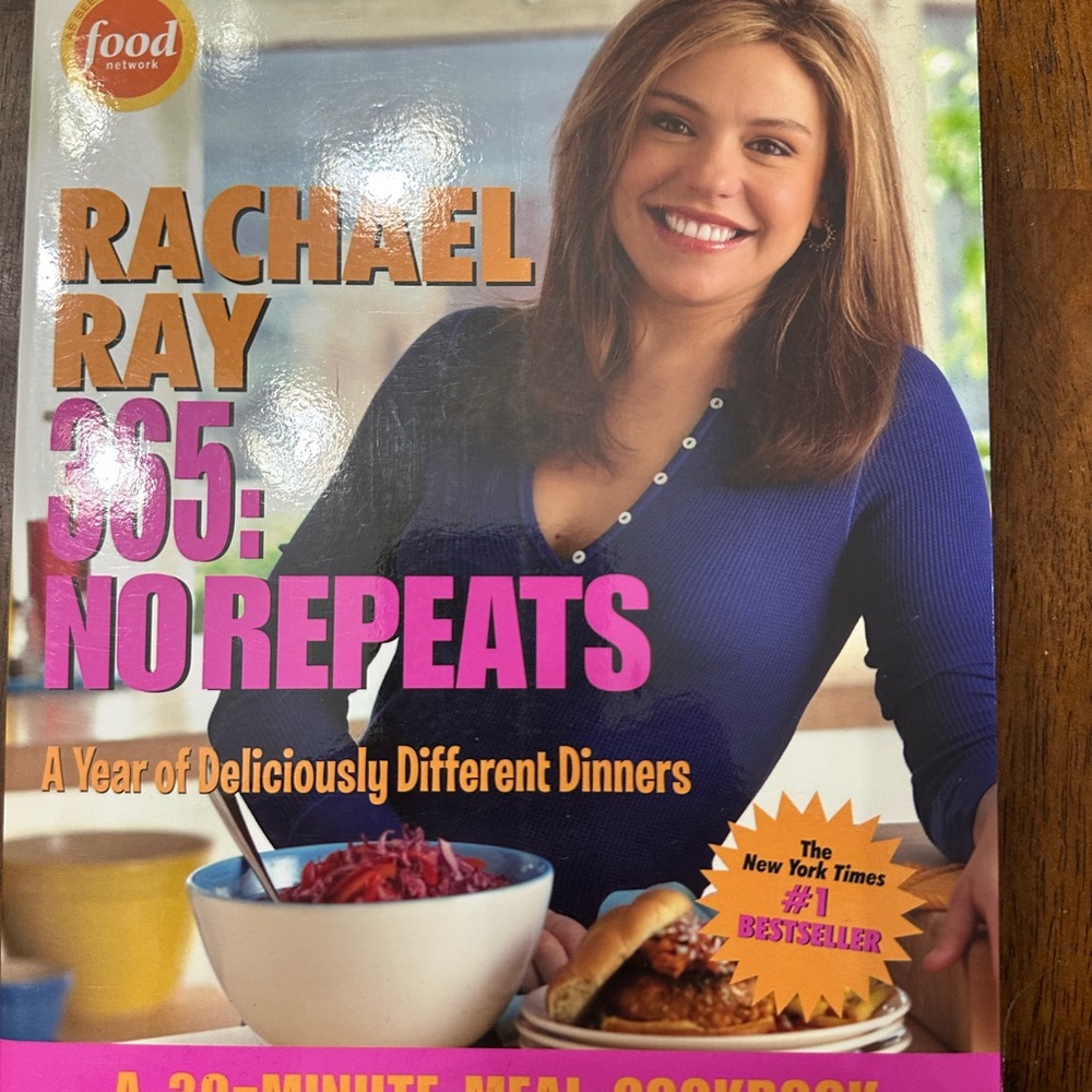 Food network Rachel Ray 365 no repeats cookbook